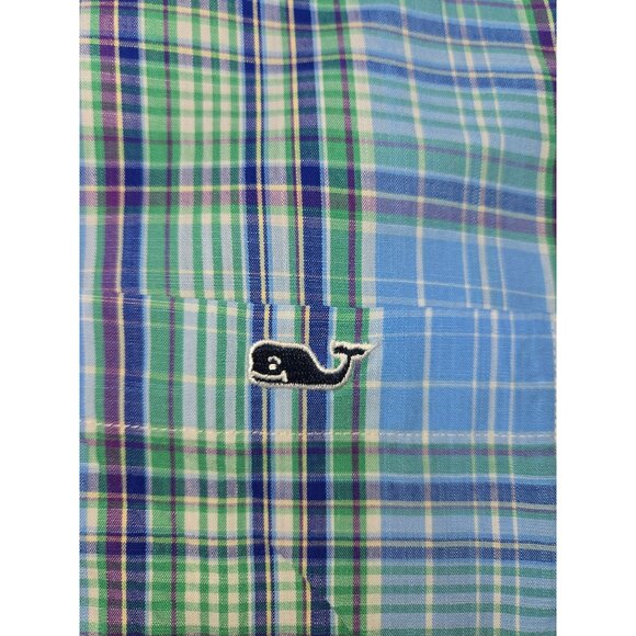 Vineyard Vines Mens Small Slim Fit Plaid Button Down Tucker Shirt - Picture 6 of 7